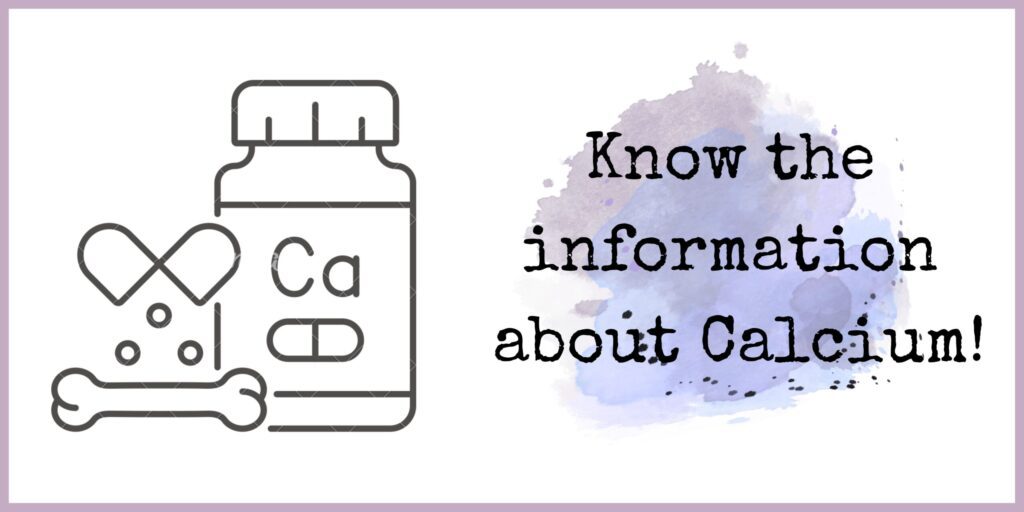Know the information about Calcium!+calcium