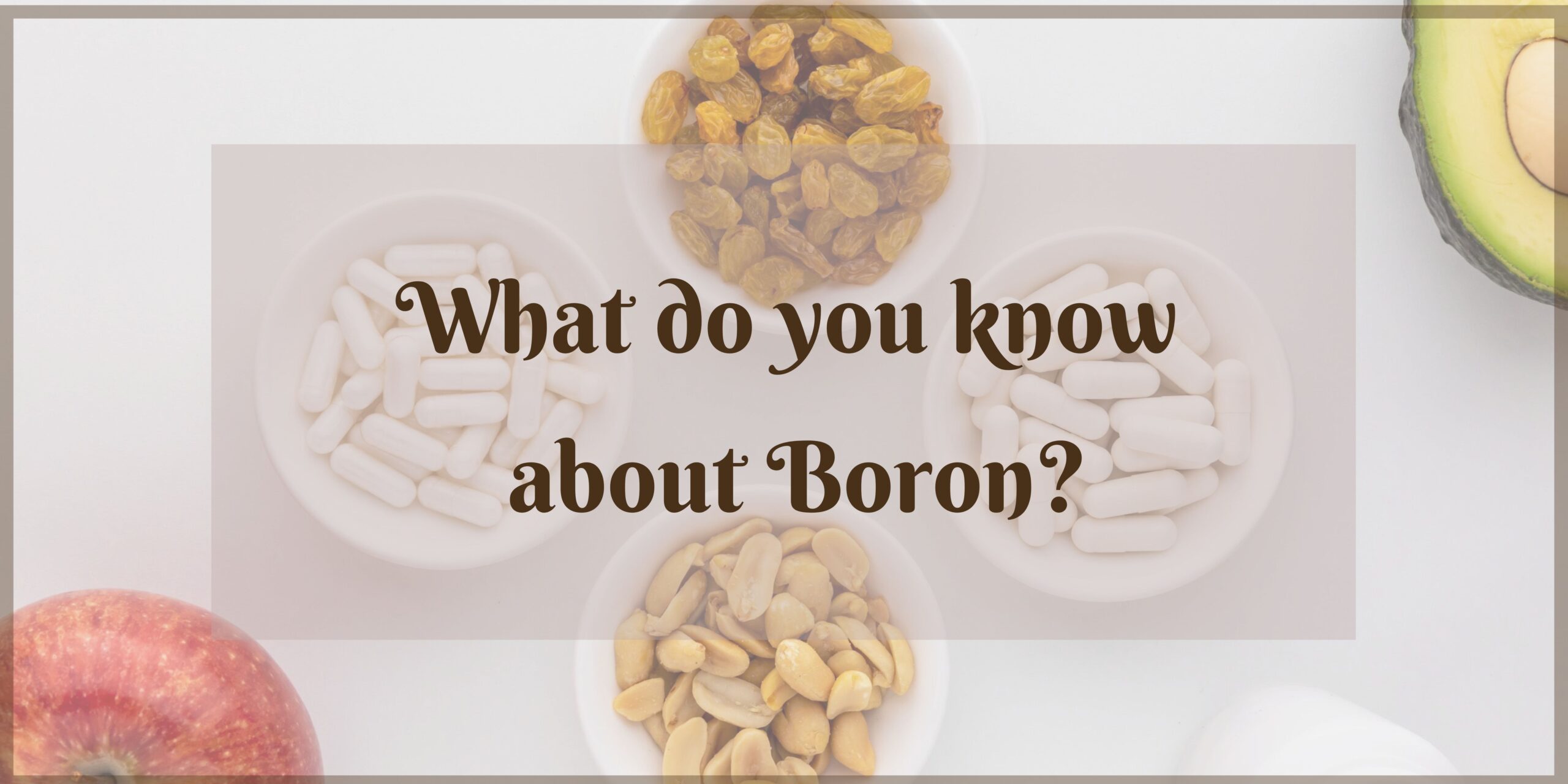 What do you know about Boron?