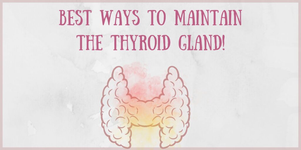 Best ways to maintain the Thyroid gland!+the functions of the thyroid gland